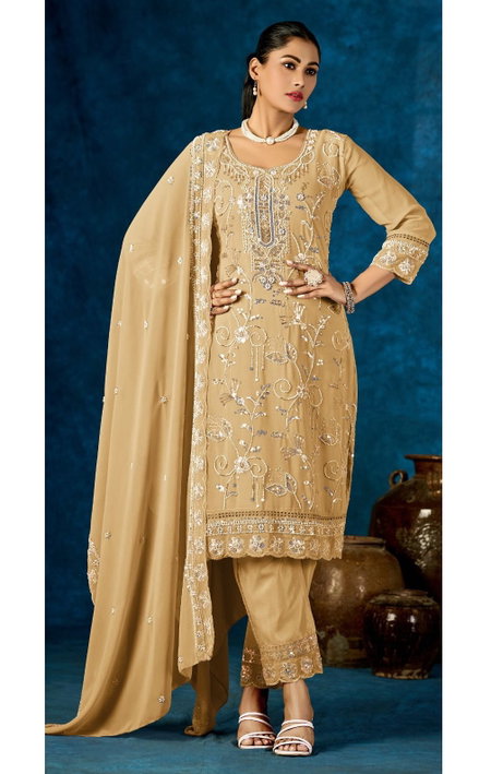 Bilqis B 223 A To D Faux Georgette Pakistani Salwar Suits Wholesale Price In Surat
